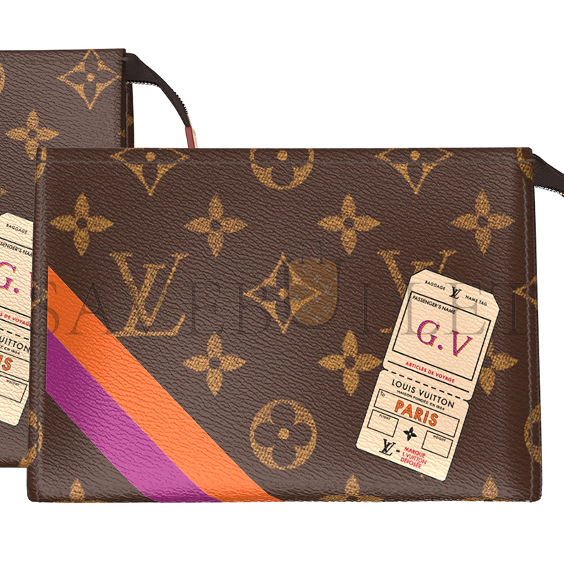 LOUIS VUITTON TRIO TOILET POUCH MON MONOGRAM P01952 (25*20*6cm)